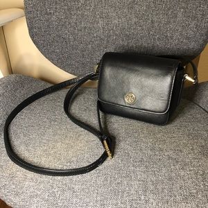 Tory Burch Black Leather Crossbody Bag